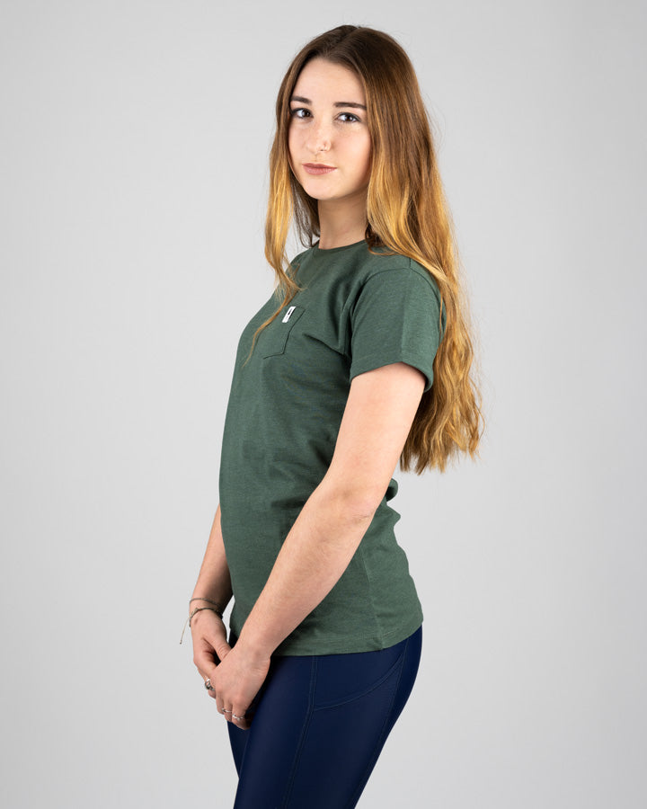 Nikin Pocket Women T-Shirt Olive Mel