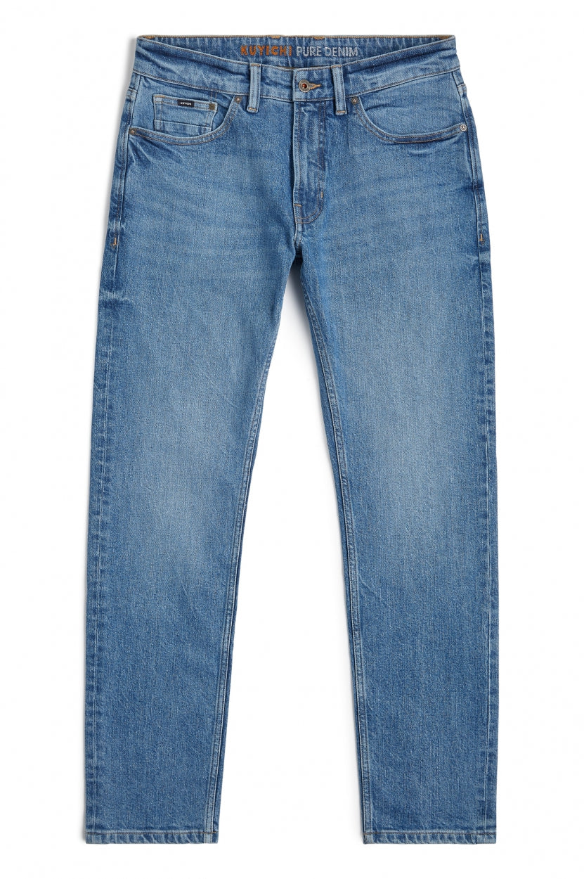 Kuyichi Scott Regular Horizon Blue Relaxed Fit Jeans für Herren