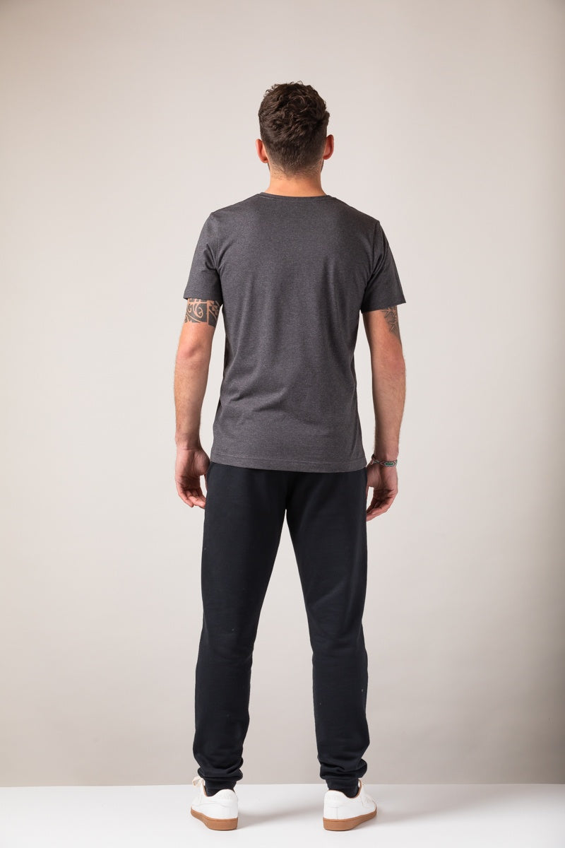 ZRCL Männer-T-Shirt aus Biobaumwolle (Basic T-Shirt Onyx)