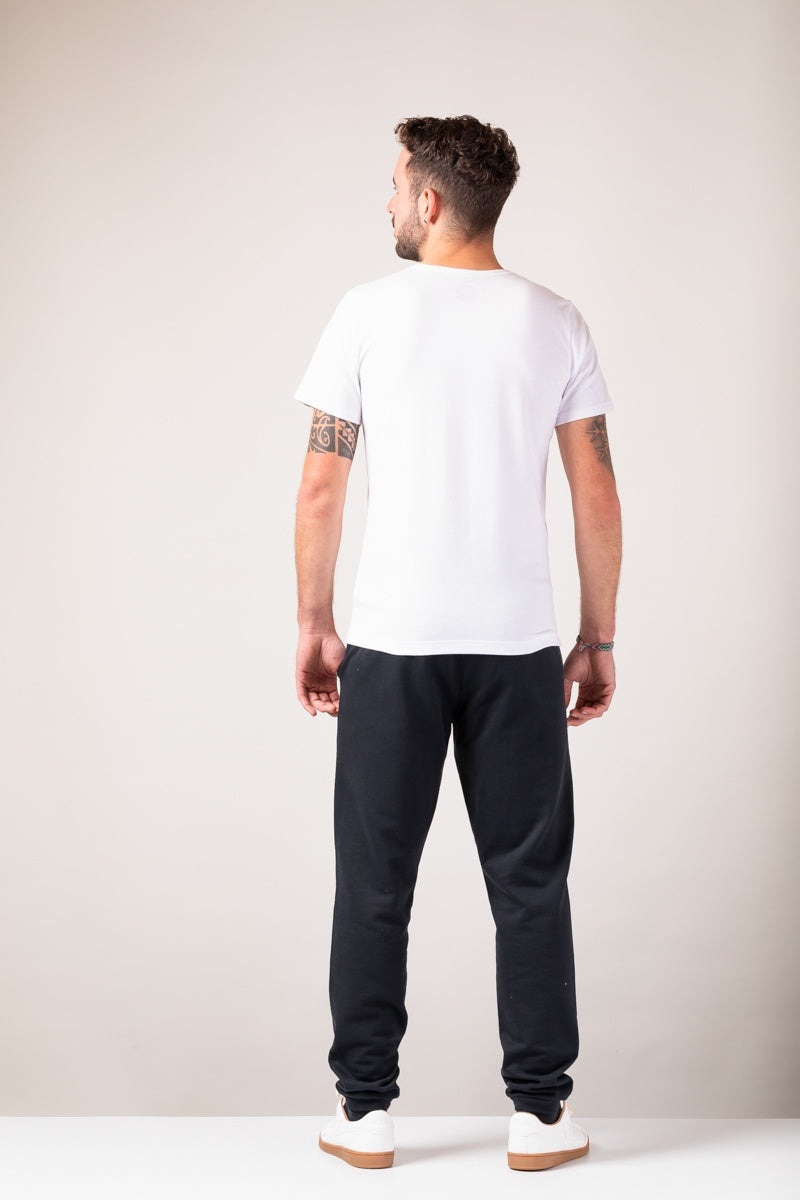 ZRCL Männer-T-Shirt aus Biobaumwolle (Basic T-Shirt White)