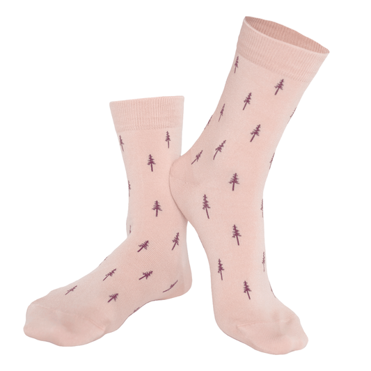 Nikin Tree Socks Standard Allover Rose-Violet