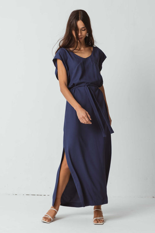 SKFK TEBE DRESS NAVY