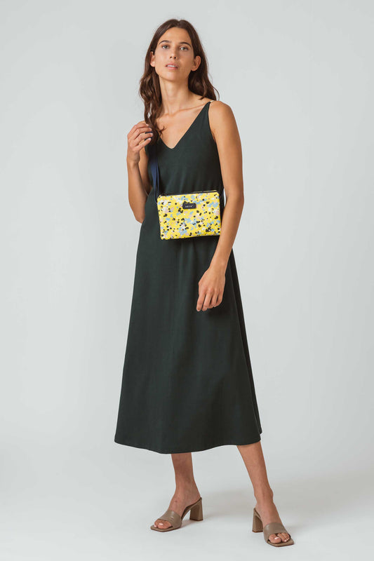 SKFK ALANE Trägerkleid aus zertifizierter Bio-Baumwolle (Women Dress Dark Green)