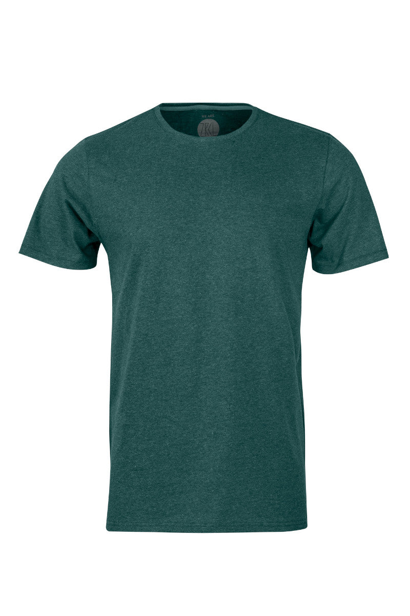 ZRCL Männer-T-Shirt aus Biobaumwolle (Basic T-Shirt Green Stone)