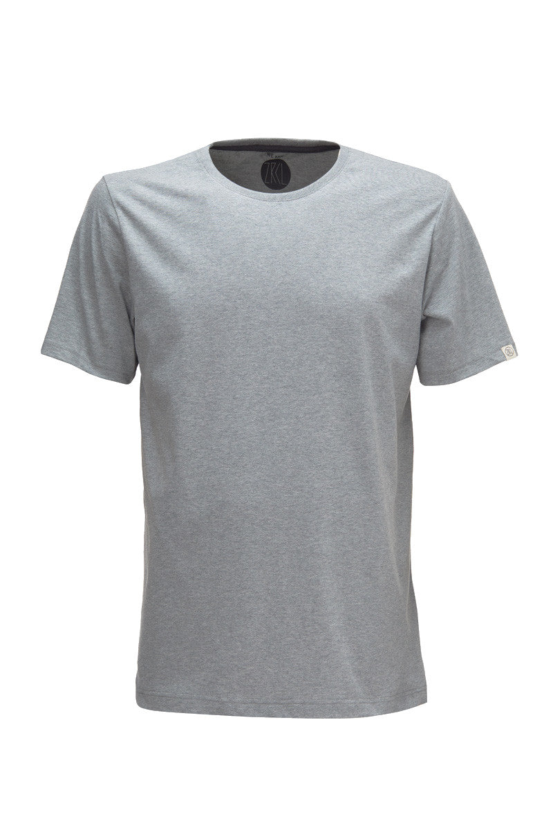 ZRCL Männer-T-Shirt aus Biobaumwolle (Basic T-Shirt Stone Grey)