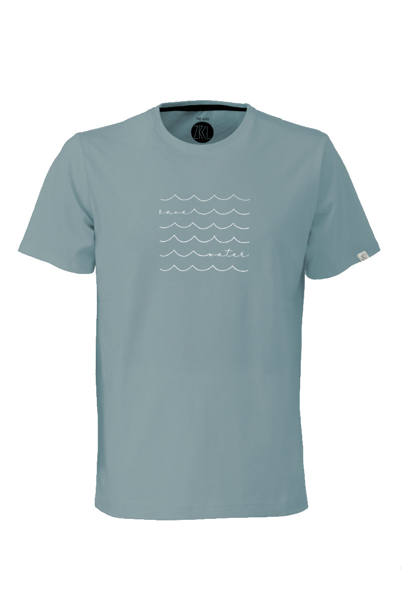 ZRCL Männer-T-Shirt aus Biobaumwolle (Save Water T-Shirt)