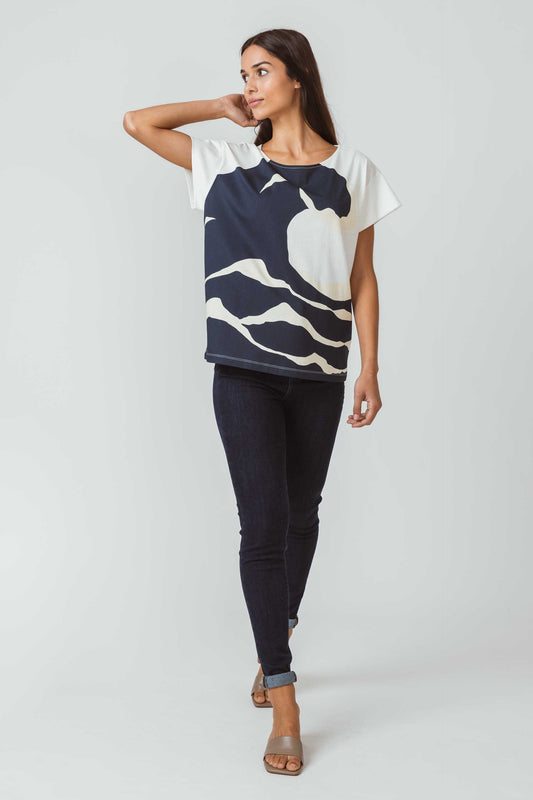 SKFK KATTALIN WOMEN T-SHIRT NAVY