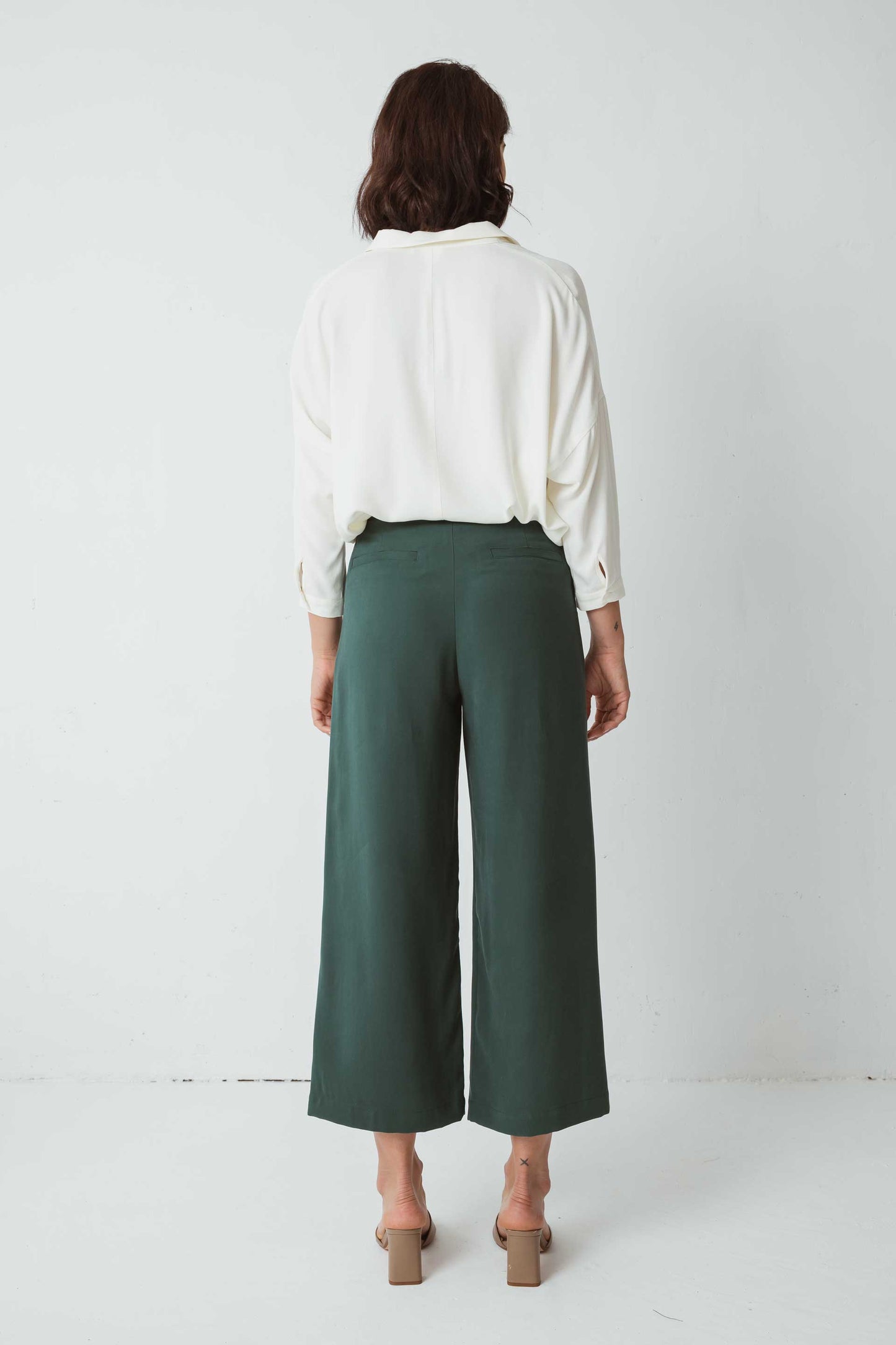 SKFK ILIA Trouser Culotte-Hose, schräge Taschen und Reissverschluss